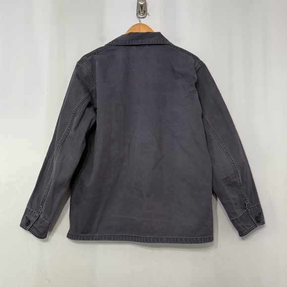Uniqlo Utility Jacket Chore Coat Canvas Field Gray Men’s Women’s Unisex Small - Picture 3 of 9